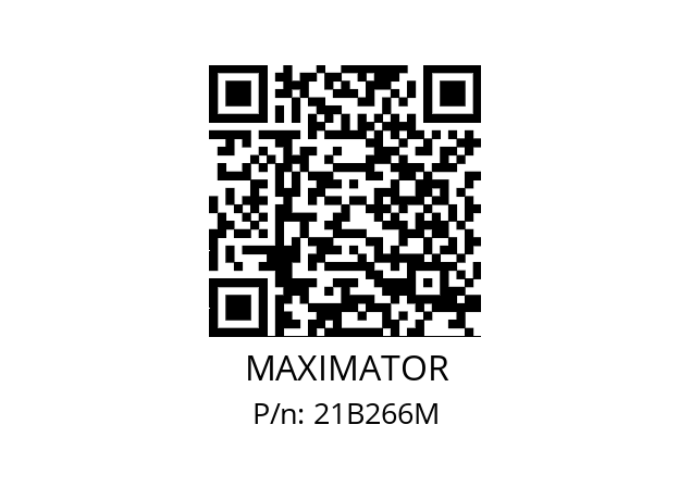   MAXIMATOR 21B266M