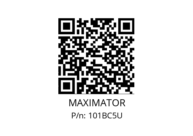   MAXIMATOR 101BC5U