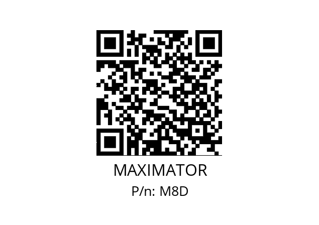   MAXIMATOR M8D