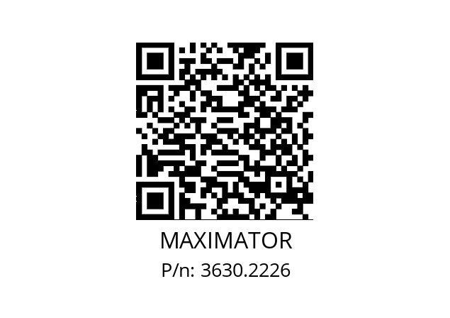   MAXIMATOR 3630.2226