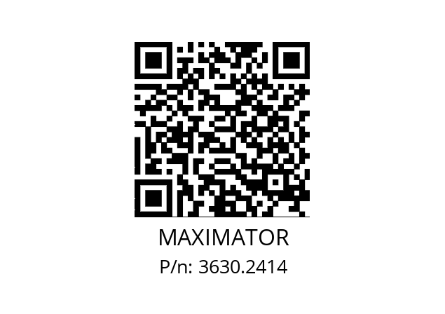   MAXIMATOR 3630.2414