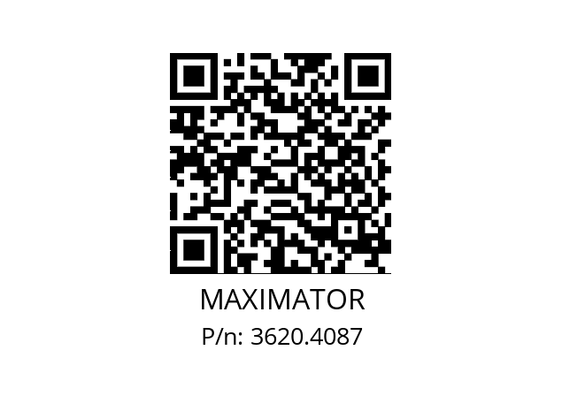   MAXIMATOR 3620.4087