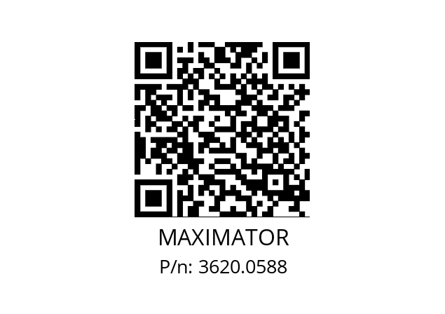   MAXIMATOR 3620.0588