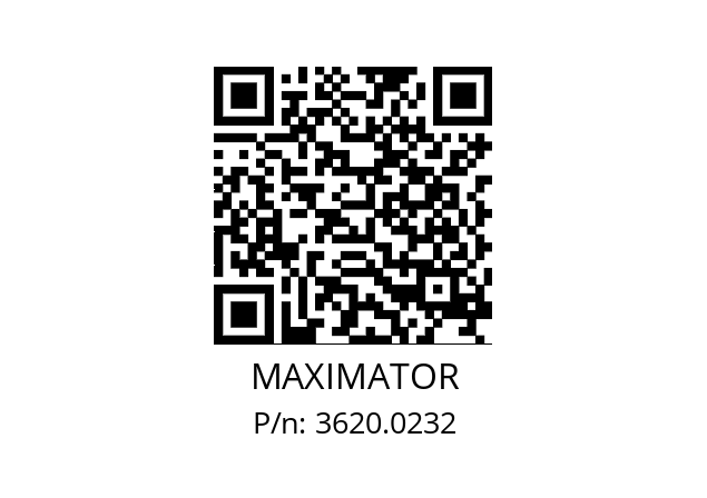   MAXIMATOR 3620.0232