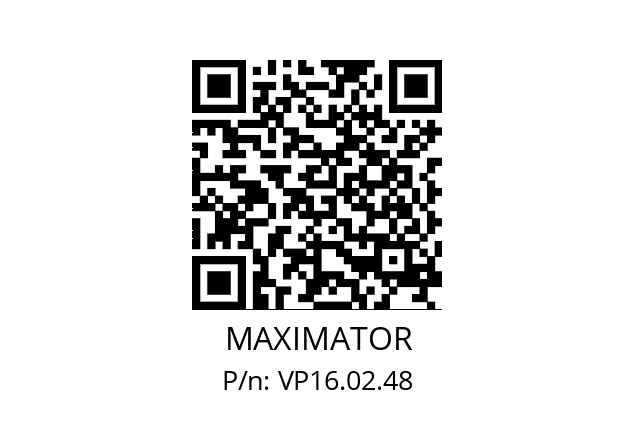   MAXIMATOR VP16.02.48