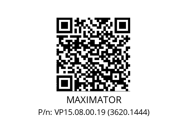   MAXIMATOR VP15.08.00.19 (3620.1444)