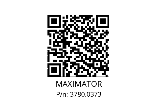   MAXIMATOR 3780.0373