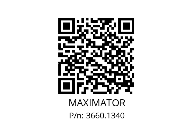   MAXIMATOR 3660.1340