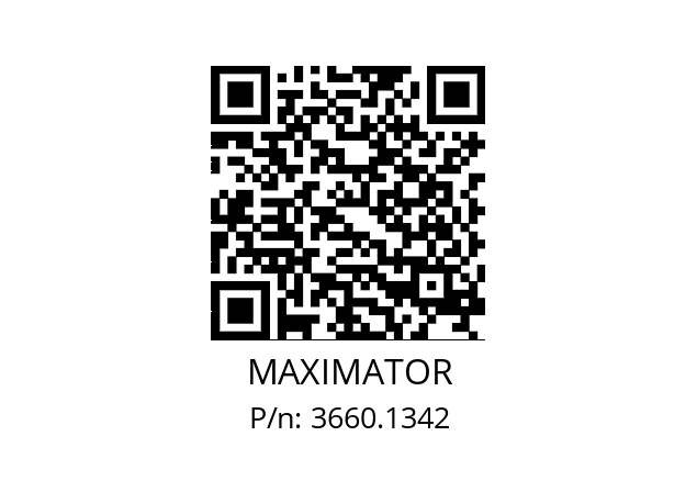   MAXIMATOR 3660.1342