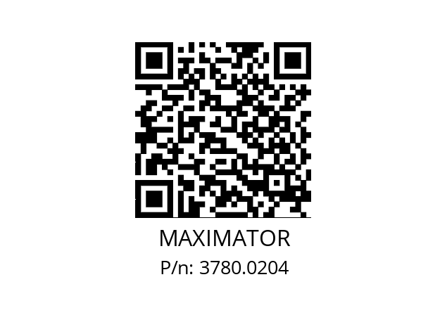   MAXIMATOR 3780.0204