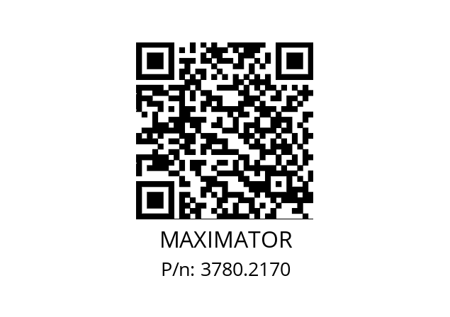   MAXIMATOR 3780.2170