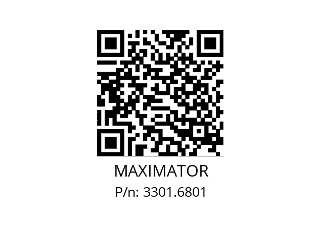   MAXIMATOR 3301.6801