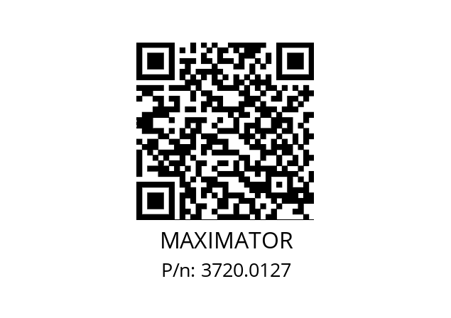   MAXIMATOR 3720.0127