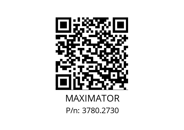   MAXIMATOR 3780.2730