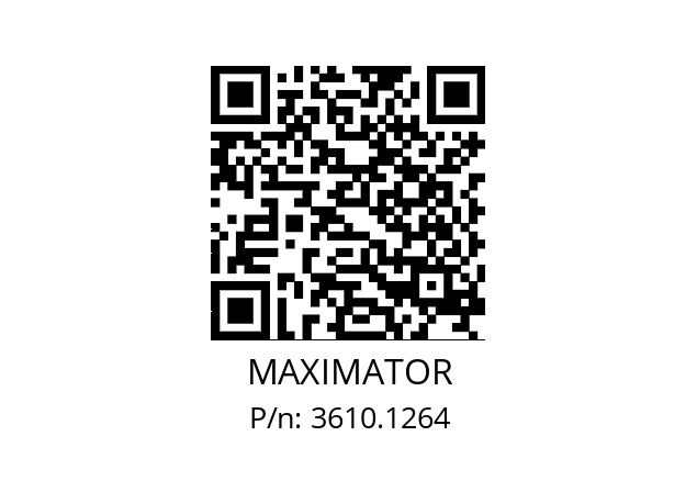   MAXIMATOR 3610.1264