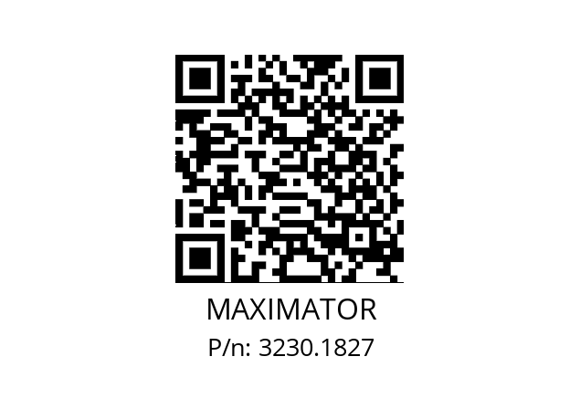   MAXIMATOR 3230.1827