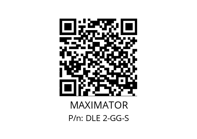   MAXIMATOR DLE 2-GG-S