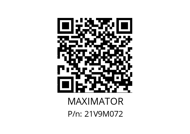   MAXIMATOR 21V9M072