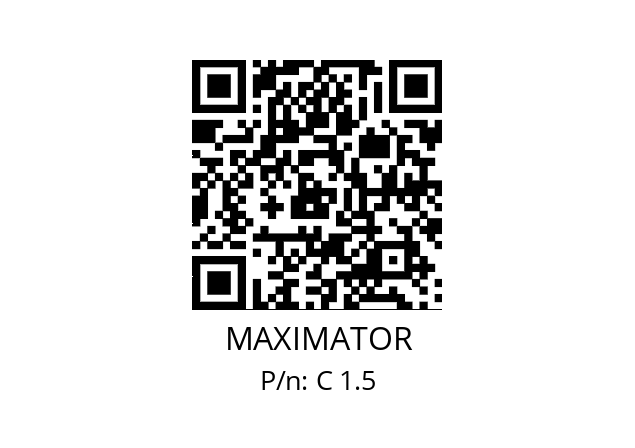   MAXIMATOR C 1.5