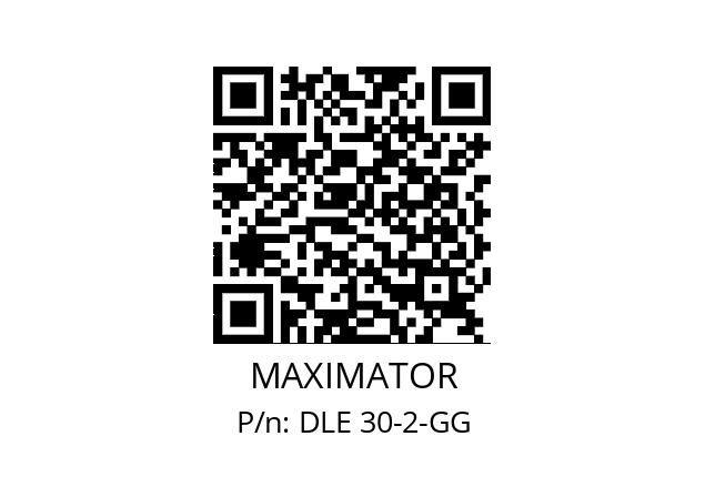   MAXIMATOR DLE 30-2-GG