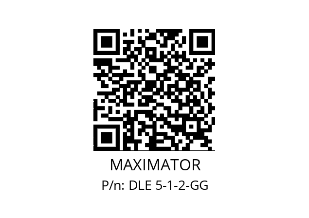   MAXIMATOR DLE 5-1-2-GG