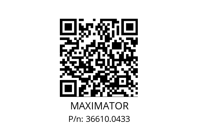   MAXIMATOR 36610.0433