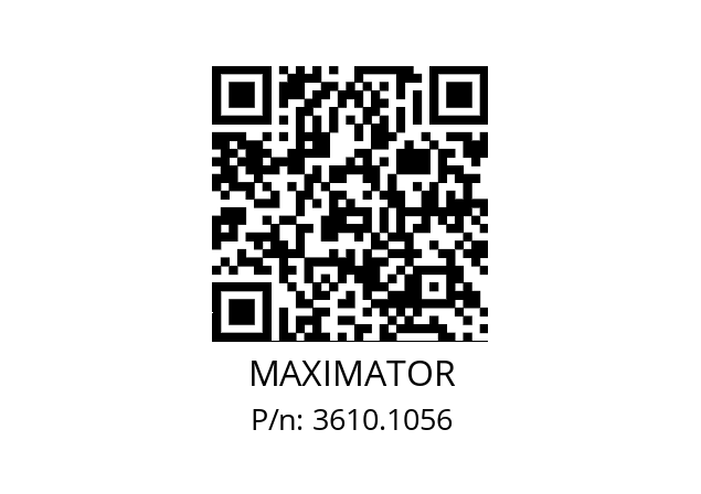   MAXIMATOR 3610.1056