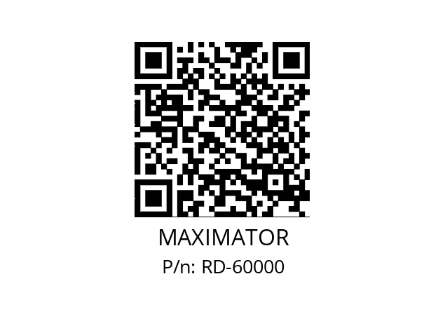   MAXIMATOR RD-60000