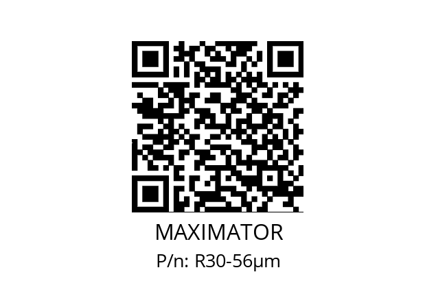   MAXIMATOR R30-56µm