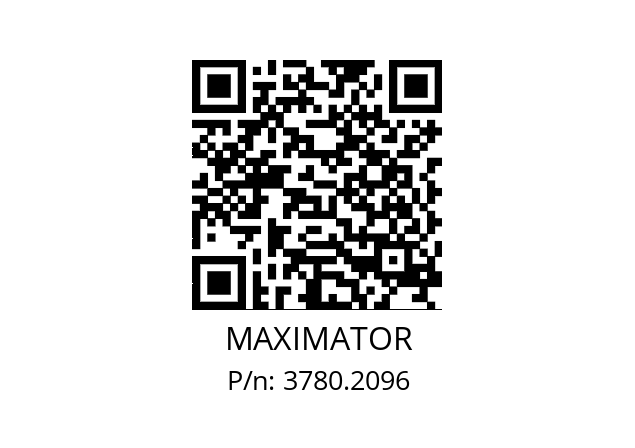   MAXIMATOR 3780.2096