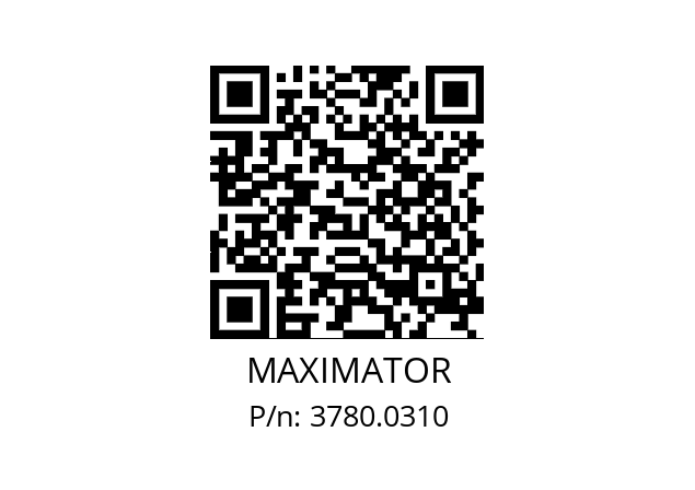   MAXIMATOR 3780.0310