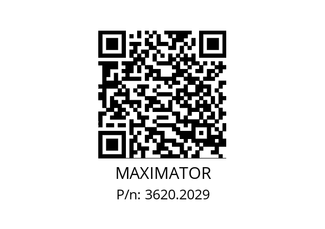   MAXIMATOR 3620.2029