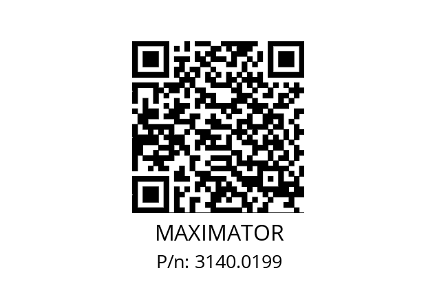   MAXIMATOR 3140.0199