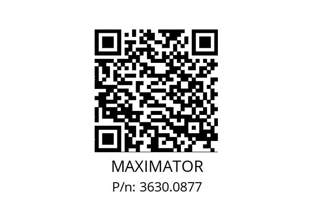   MAXIMATOR 3630.0877