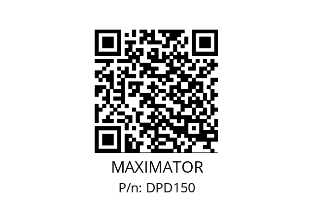   MAXIMATOR DPD150