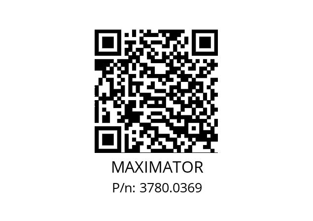   MAXIMATOR 3780.0369