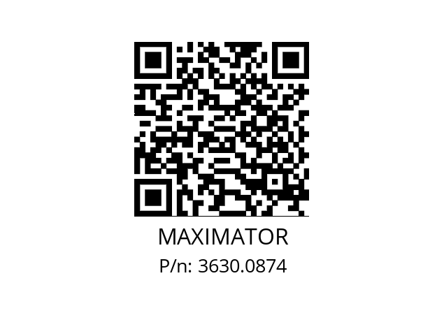   MAXIMATOR 3630.0874