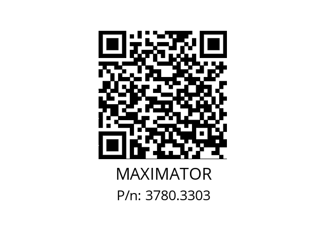   MAXIMATOR 3780.3303