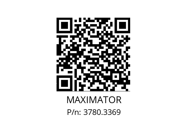   MAXIMATOR 3780.3369