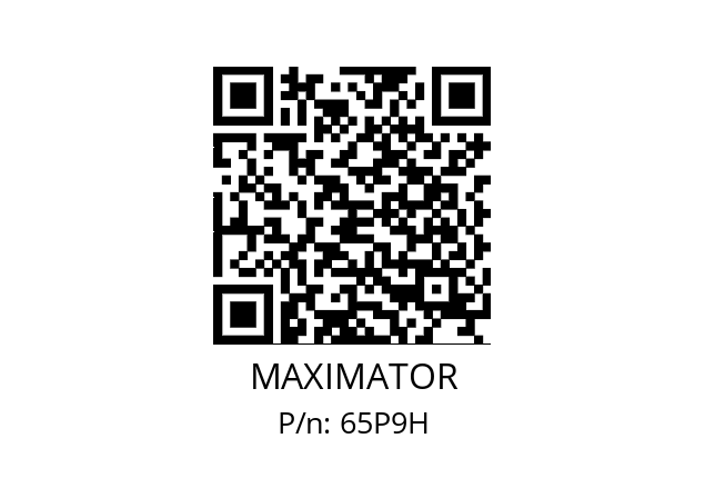   MAXIMATOR 65P9H