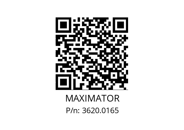   MAXIMATOR 3620.0165