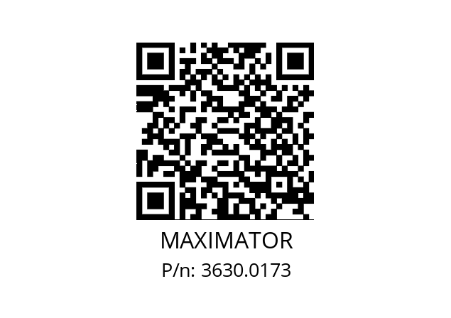   MAXIMATOR 3630.0173