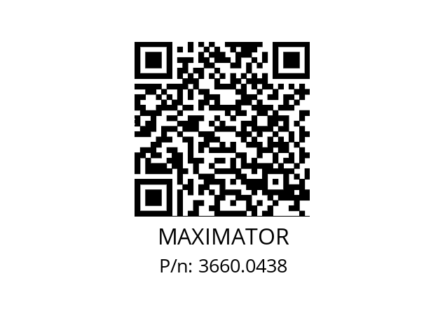   MAXIMATOR 3660.0438