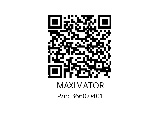   MAXIMATOR 3660.0401