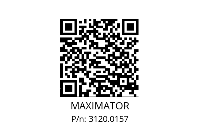   MAXIMATOR 3120.0157