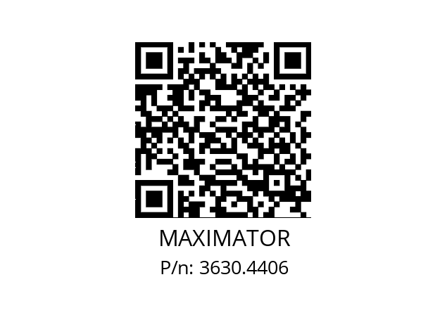   MAXIMATOR 3630.4406