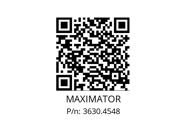   MAXIMATOR 3630.4548