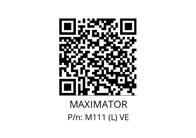   MAXIMATOR М111 (L) VE