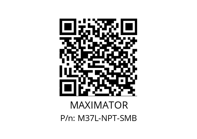   MAXIMATOR M37L-NPT-SMB