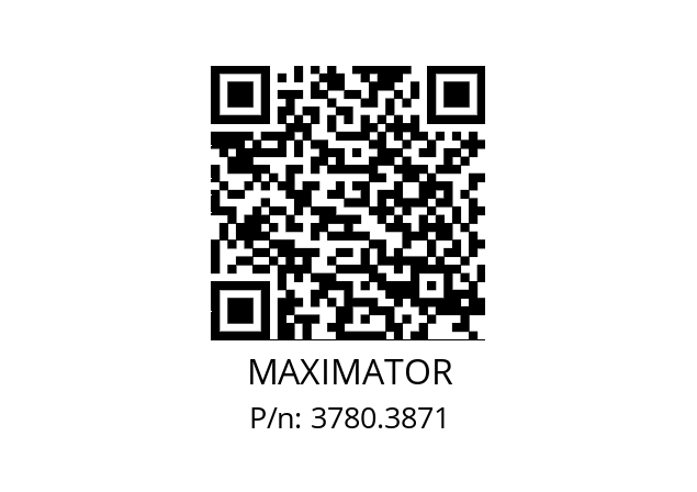   MAXIMATOR 3780.3871